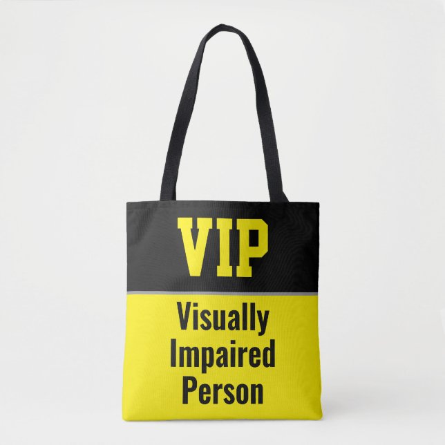VIP - Sehbehinderte Person Tasche (Vorderseite)