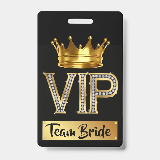 VIP Team Bride Ausweis (Vorderseite)