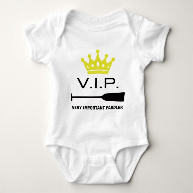 VIP Very Important Paddler Baby Strampler (Vorderseite)