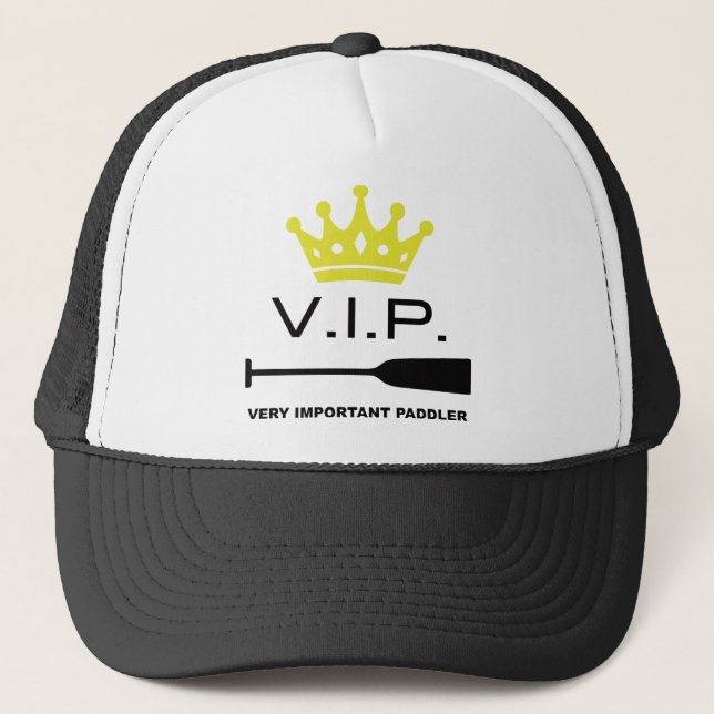 VIP Very Important Paddler Truckerkappe (Vorderseite)