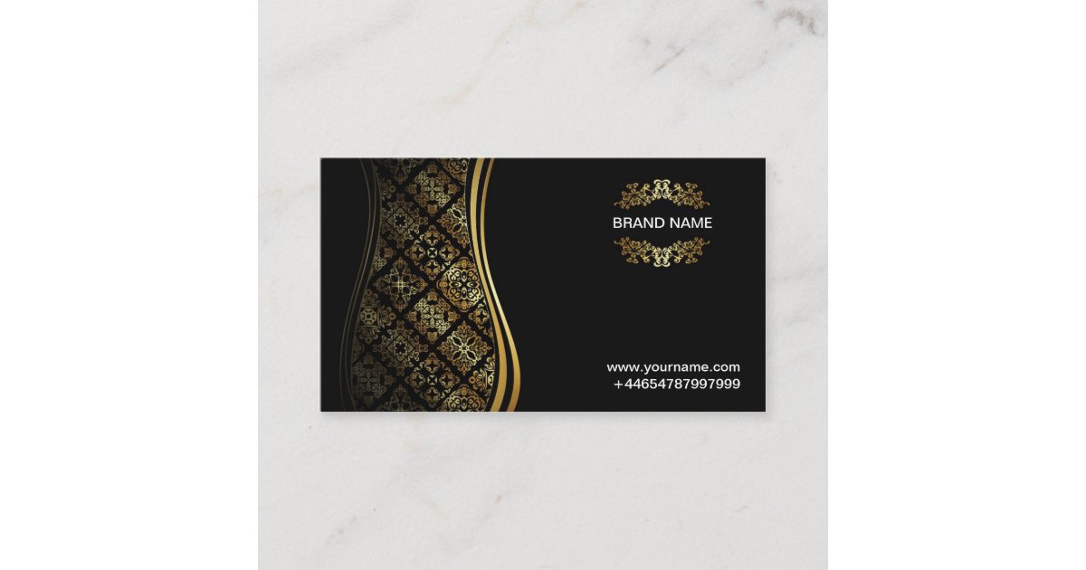 Vip Visitenkarte Schwarz Gold Visitenkarte Zazzle Ch