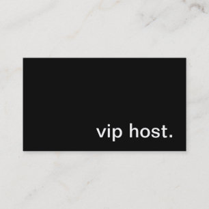 Vip-Wirts-Visitenkarte Visitenkarte