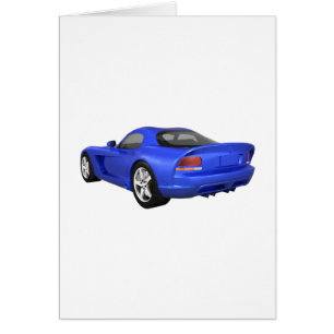 Viper Hart-Spitze Muskel-Auto: Blaues Ende