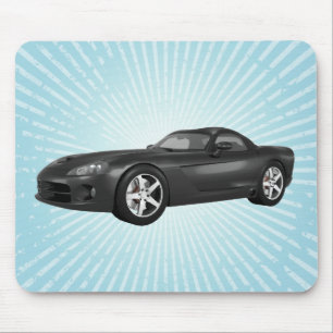 Viper Hart-Spitze Muskel-Auto: Schwarzes Ende: Mousepad