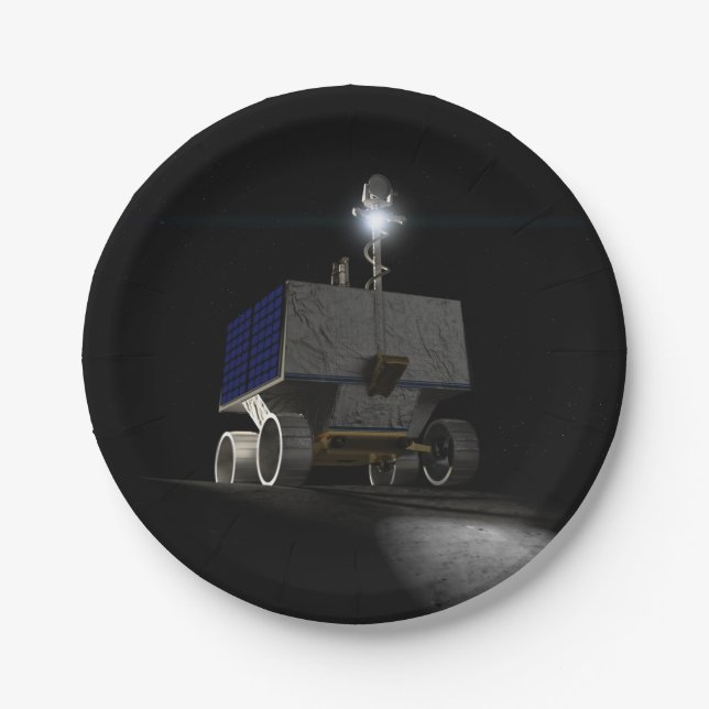 VIPER Moon Rover Pappteller (Vorderseite)