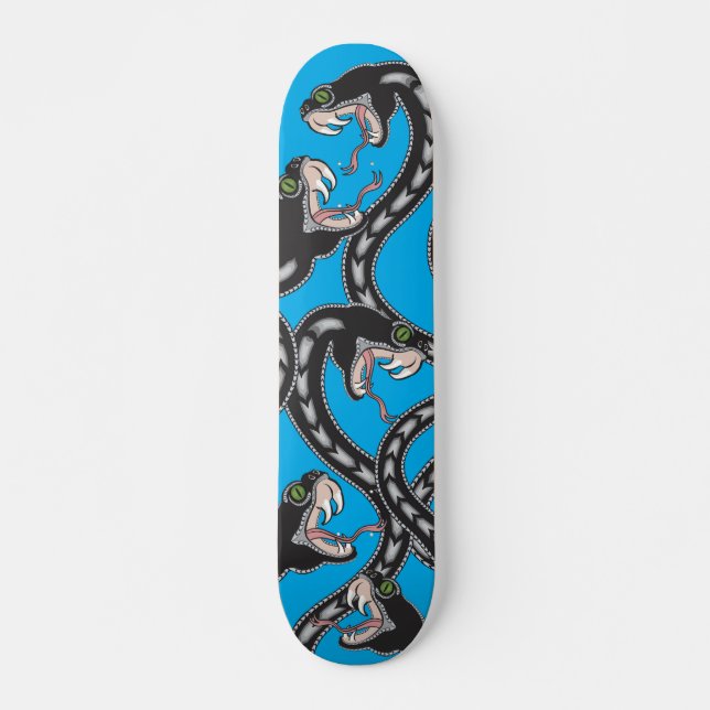 Viper Pit - Blau Skateboard (Vorne)