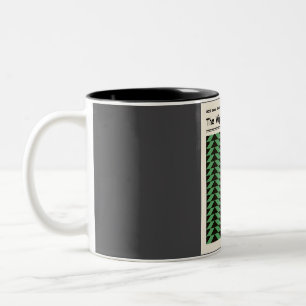 Viper Room Retro-Kunst Zweifarbige Tasse
