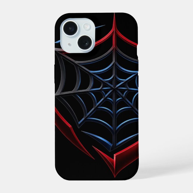 Viper SpiderWeb Schild  iPhone 15 Hülle (Rückseite)