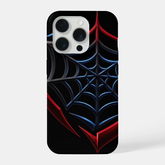 Viper SpiderWeb Schild  iPhone 15 Pro Hülle (Rückseite)