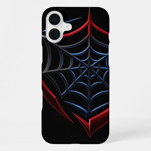 Viper SpiderWeb Schild  iPhone 16 Plus Hülle (Rückseite)