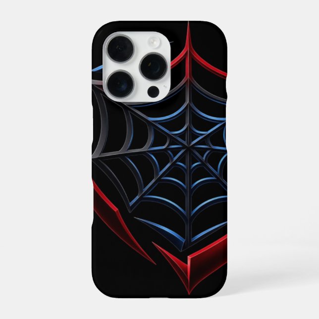 Viper SpiderWeb Schild  iPhone 16 Pro Hülle (Rückseite)