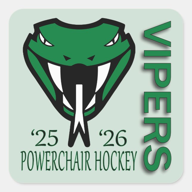 viper sticker (Devant)