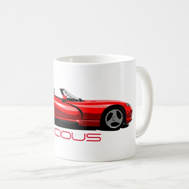 Viperadae Sports Car Mu Kaffee Tasse (VorderseiteRechts)