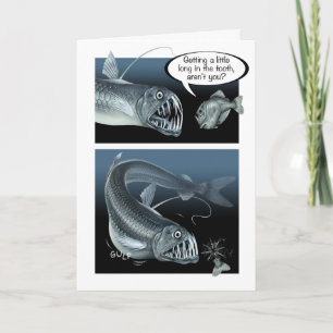 Viperfish "Long in the Tooth" carte d'anniversaire
