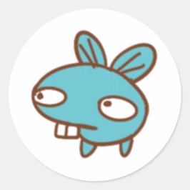 VIPKID Blau-Aufkleber Runder Aufkleber