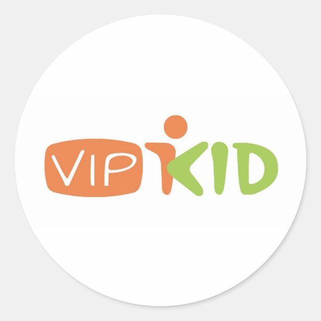 VIPKID-Logo-Aufkleber Runder Aufkleber (Vorderseite)