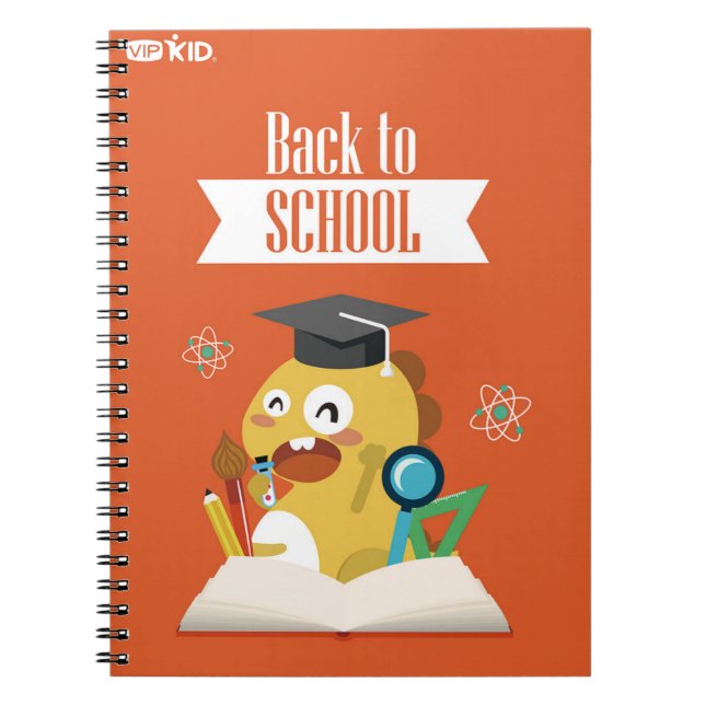 VIPKID zurück zu Schulnotizbuch 1 Notizblock (Vorderseite)