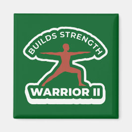 Virabhadrasana II Warrior II • Builds Strength Yog Magnet