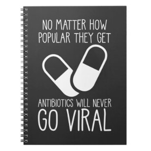 Virales Antibiotikum Science Researcher Pharmacist Notizblock