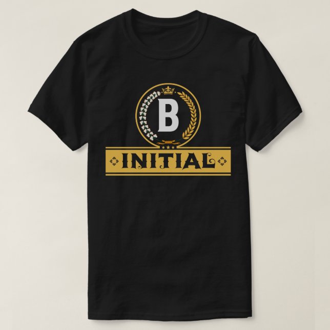 Viralfont Alphabet Art Letter B T-Shirt (Design vorne)