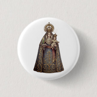 Virgen de Candelaria Button