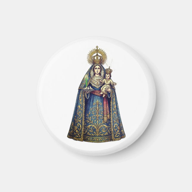 Virgen de Candelaria Magnet (Vorne)