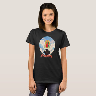 Virgen de Guadalupe Agradecida Graduate T - Shirt