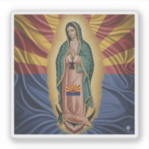 Virgen de Guadalupe - Arizona Aufkleber