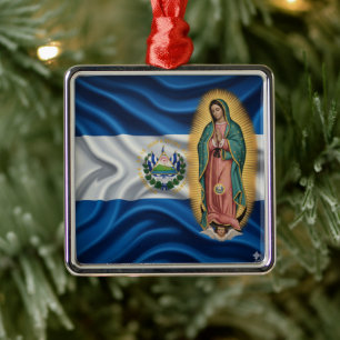 Virgen de Guadalupe - El Salvador Ornament Aus Metall