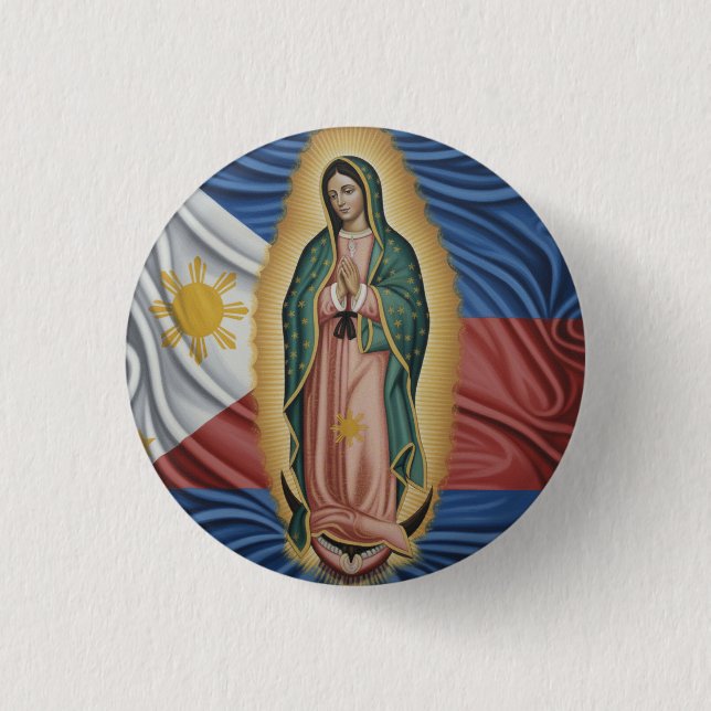 Virgen de Guadalupe - Philippinen Button (Vorderseite)
