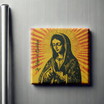 Virgen de Guadalupe Zeichnend Magnet<br><div class="desc">Fügen Sie mit diesem zeichnend Kühlschrankmagnet Virgen de Guadalupe einen Pop von Farbe und ikonischem Flair in Ihre Küche! Mit seinem modernen eklektischen Stil und seinem lebendigen Design bringt dieser Magnet eine frische Drehung in klassische Bilder und ist damit ein herausragendes Stück für jeden Kühlschrank. Ideal für diejenigen, die Liebe...</div>
