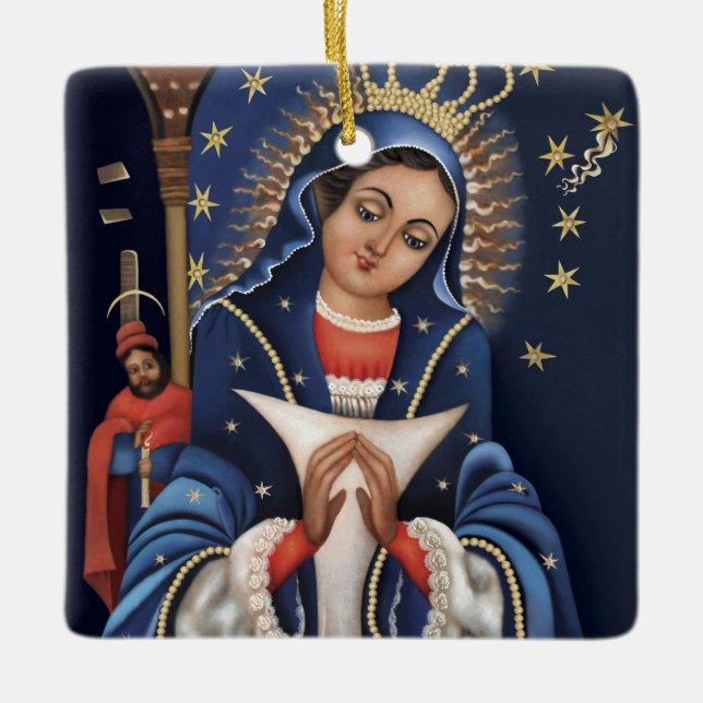 Virgen de la Altagracia Keramikornament (Vorderseite)