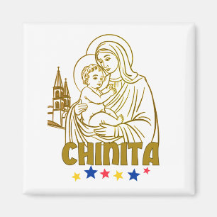 Virgen de la Chinita - Iconic Maracaibo, Venezuela Magnet