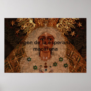 Virgen de la esperanza macarena poster