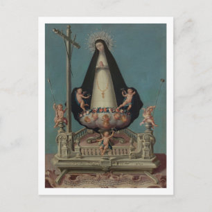 Virgen de la Soledad de la Victoria–José Campeche Postkarte