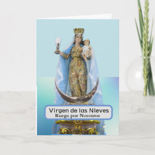 Virgen de las Nieves Card Karte