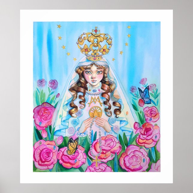Virgen del Valle, Rocio Milagroso Poster (Vorne)