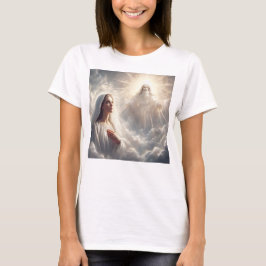 Virgen y Bendición Celestial T-Shirt