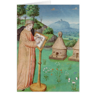 Virgil, der das Leben der Bienen schreibt