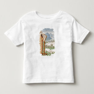 Virgil Schreiben auf einem Gebiet der Schafe und Kleinkind T-shirt