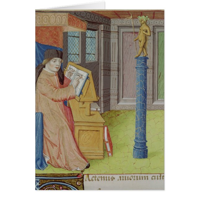 Virgil Schreiben vor Artemis (Vorne)