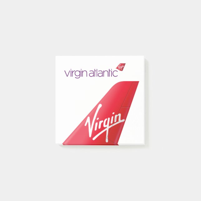 virgin atlantic  post-it klebezettel (Vorderseite)