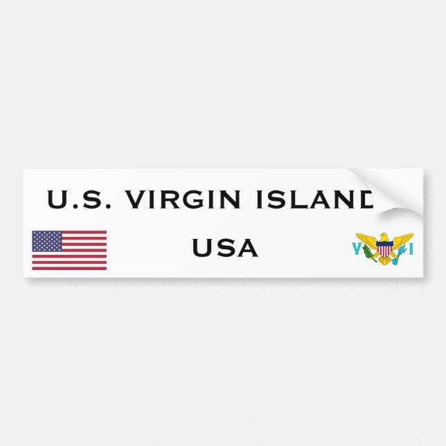 Virgin Islands * Autoaufkleber (Vorne)