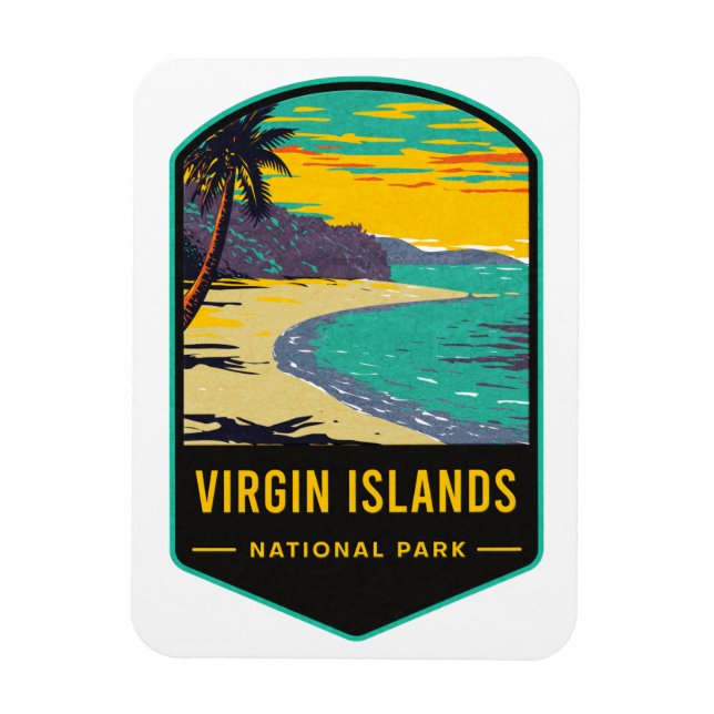Virgin Islands National Park Magnet (Vertikal)
