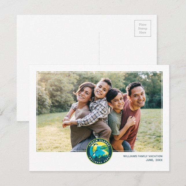 Virgin Islands National Park Postkarte (Vorne/Hinten)