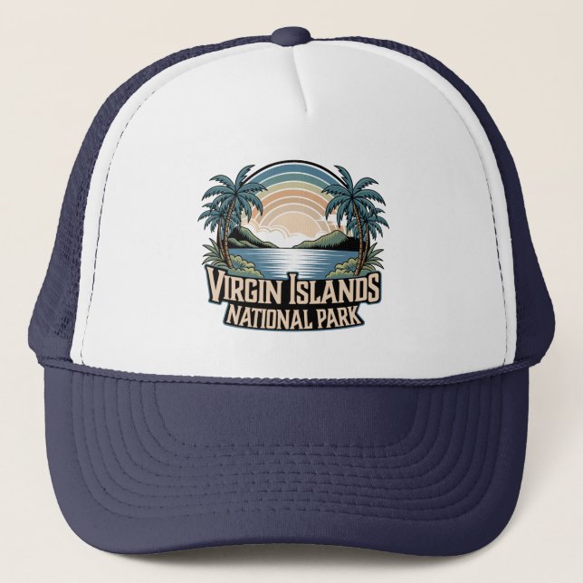 Virgin Islands National Park Truckerkappe (Vorderseite)