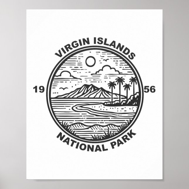 Virgin Islands Nationalpark  Poster (Vorne)