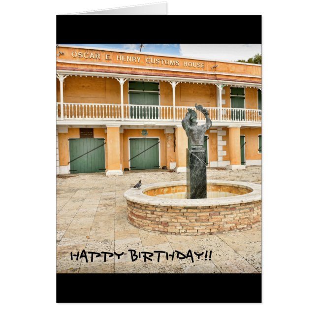 Virgin Islands St. Croix USVI Bonne carte d'annive (Devant)