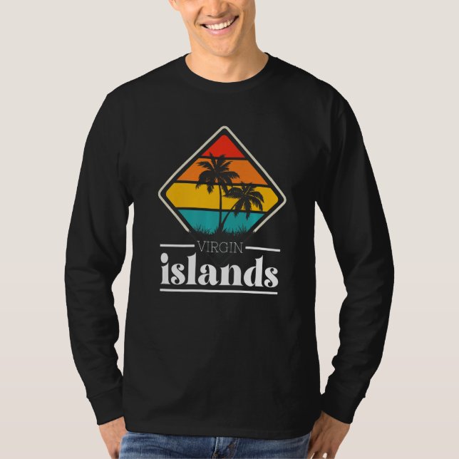 Virgin Islands St. John National Park Souvenir Bea T-Shirt (Vorderseite)