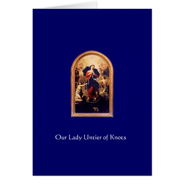 virgin_mary_2, unsere Dame Untier der Knoten (Vorne)
